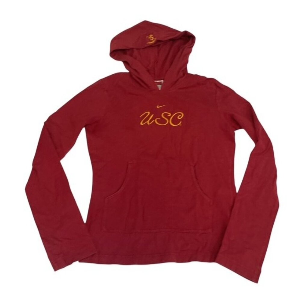Nike USC Trojans Hoodie XS Red Pullover Sweatshirt NCAA Women’s